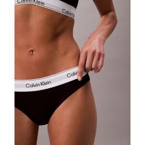 Calvin Klein 3-Seamless Bikini Panties - Black/White/Gray (Size M) - NIB
